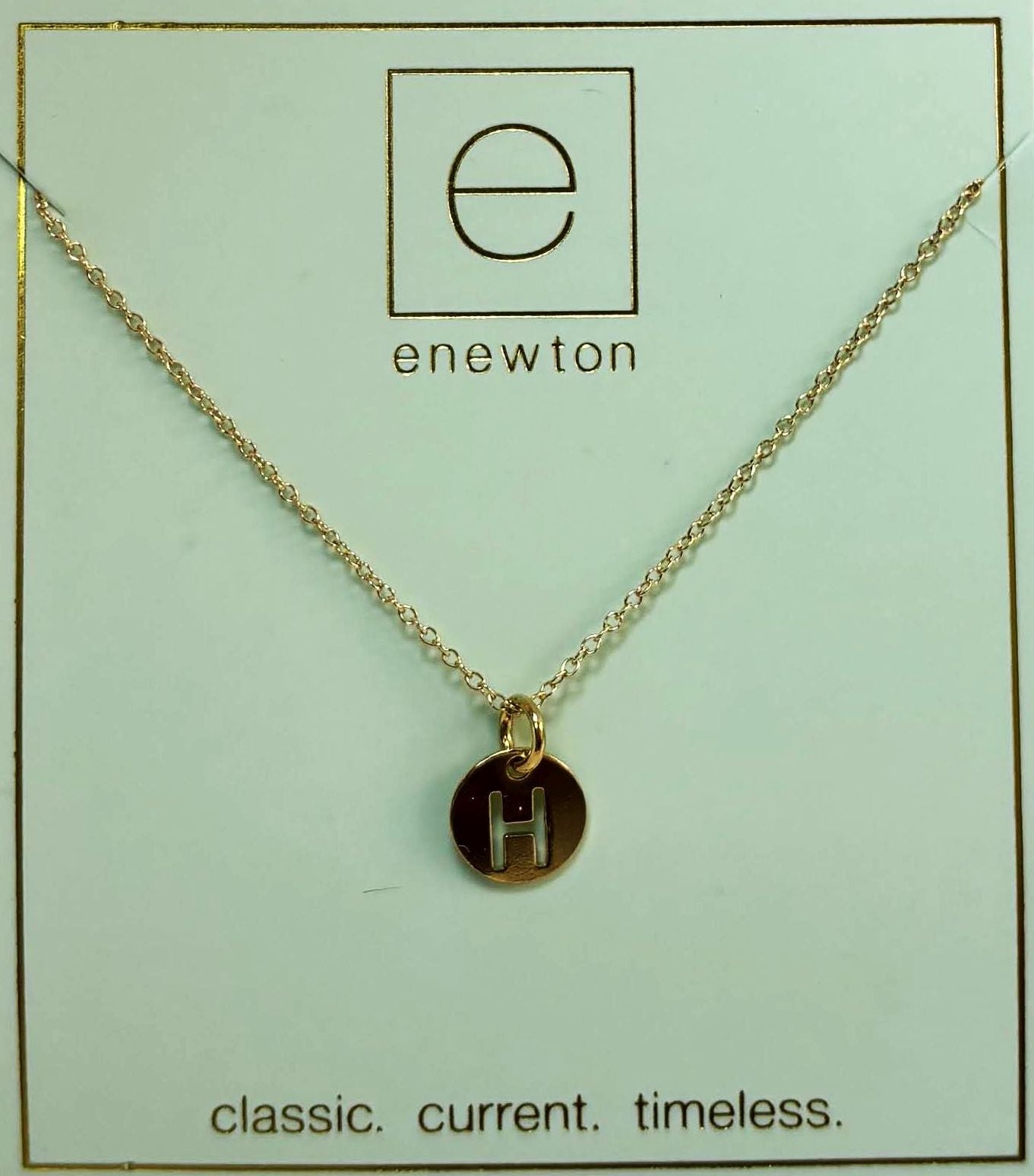 Enewton - 16 inch Necklace Gold - Respect Small Gold Disc - Findlay Rowe Designs