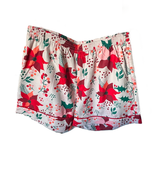 Clearance - Floral Holiday Pajama Short - Findlay Rowe Designs