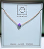 Enewton - Necklace Gold - Signature Cross Small - Purple - Findlay Rowe Designs