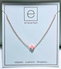 Enewton - Necklace Gold - Signature Cross Small - Pink - Findlay Rowe Designs