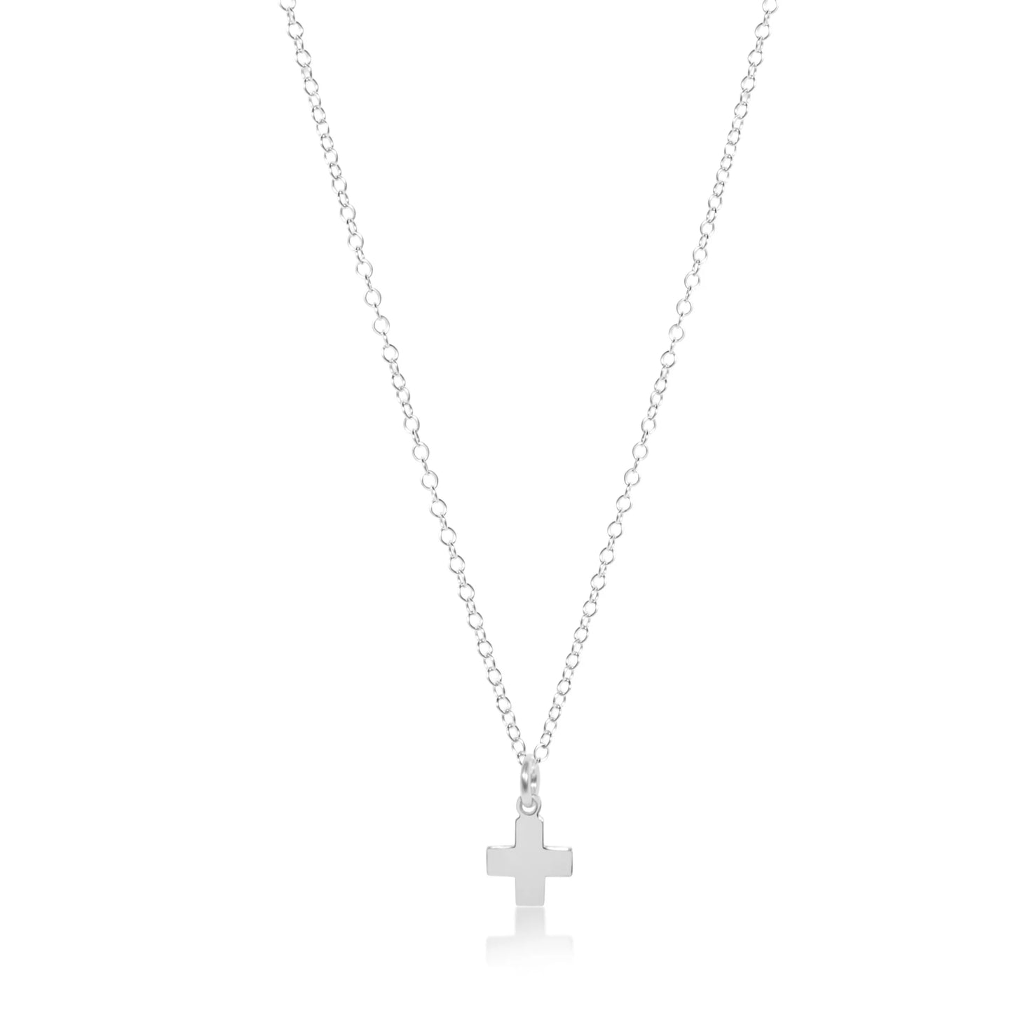 Enewton - 16in  Necklace Sterling - Signature Cross - Sterling Charm - Findlay Rowe Designs