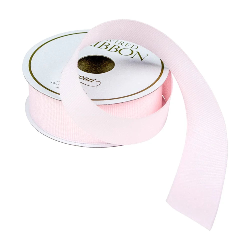 Caspari - Ribbon - 1in Grosgrain - Powder Pink - Findlay Rowe Designs