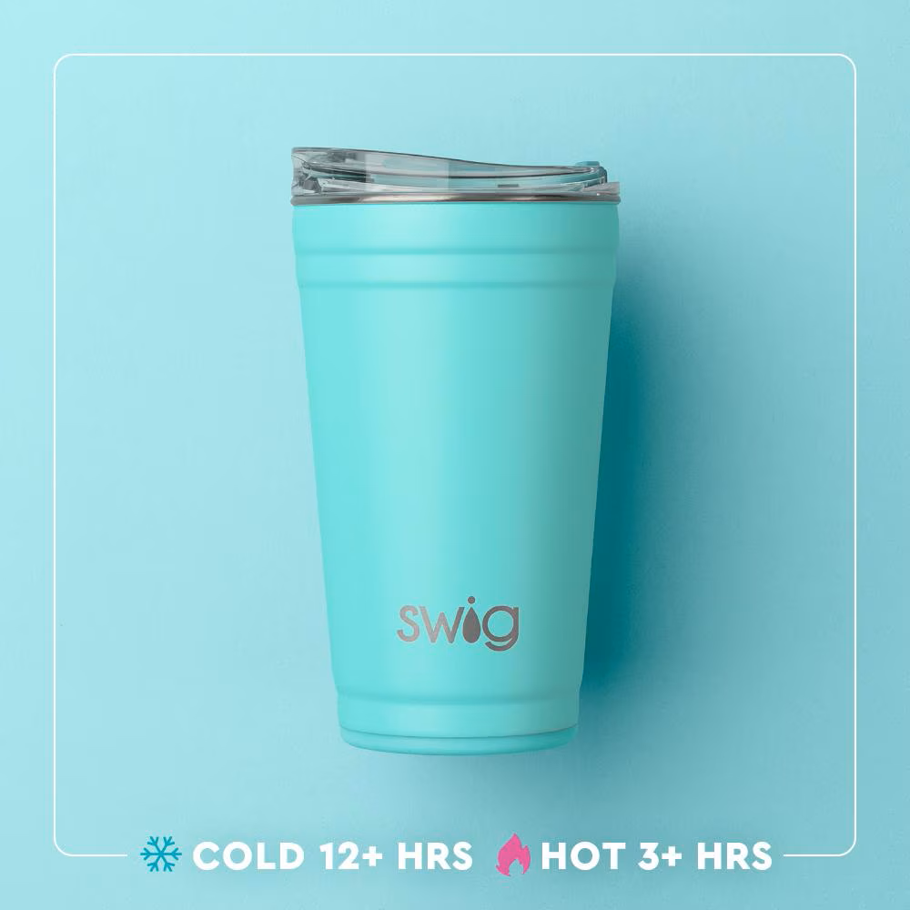 Swig - Party Cup 24oz- Check Mate