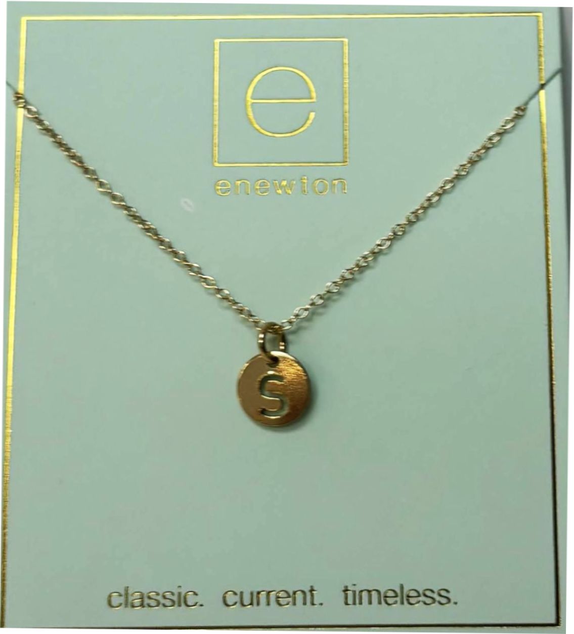 Enewton - 16 inch Necklace Gold - Respect Small Gold Disc - Findlay Rowe Designs