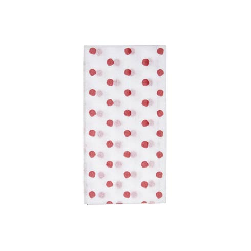 Vietri - Guest Towel Napkins - Dot Red - Findlay Rowe Designs