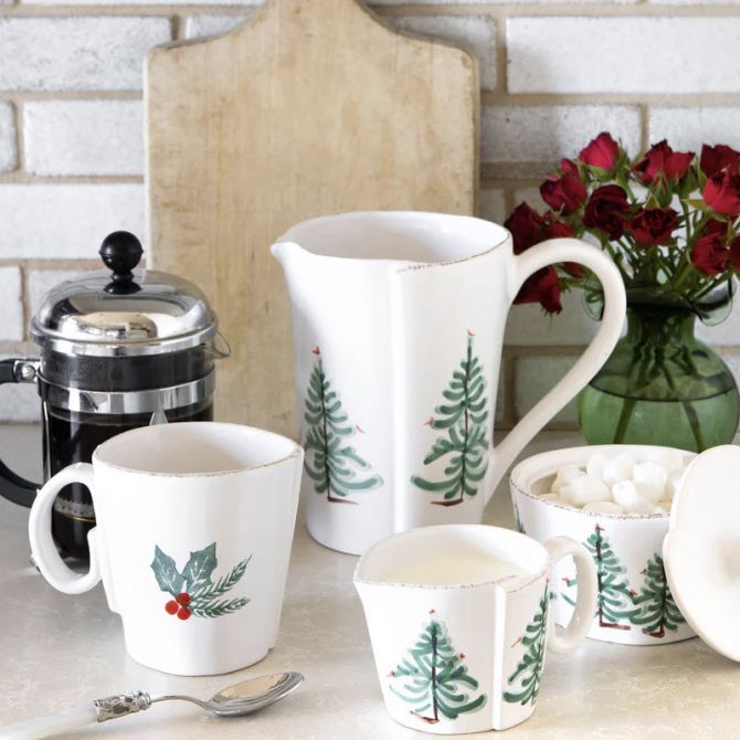 Vietri - Lastra Holiday Creamer - Findlay Rowe Designs