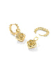 Kendra Scott - Earring - Reversible Mallory Rose Gold Huggie - Ivory Mother of Pearl