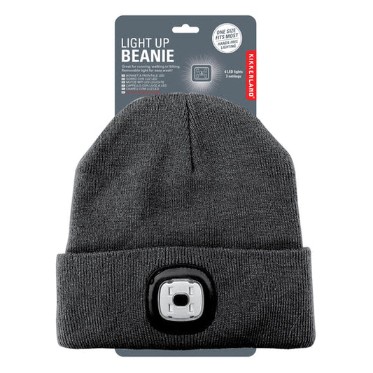 Light Up Beanie Hat - Grey - Findlay Rowe Designs