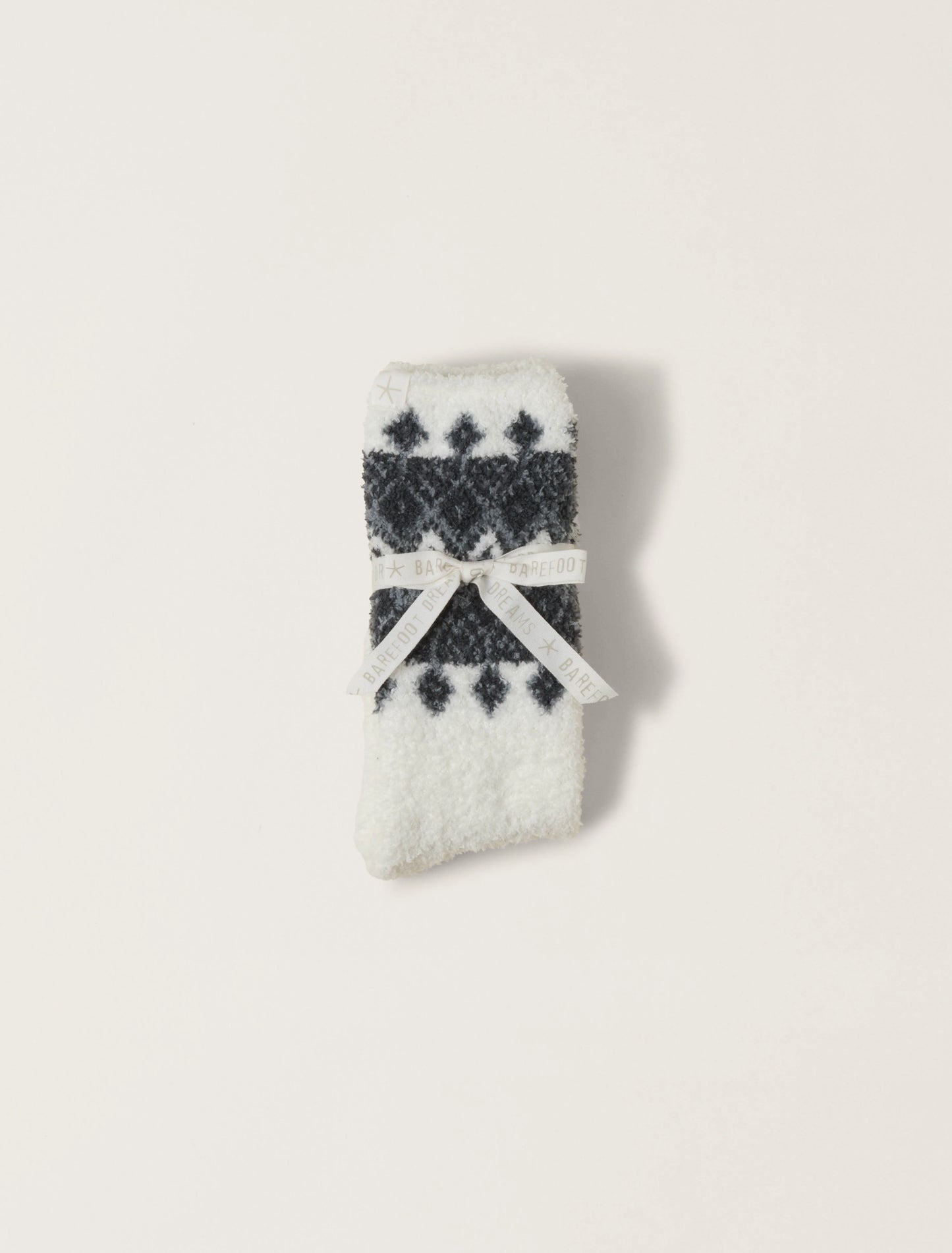 Barefoot Dreams - CozyChic® Fair Isle Socks - Pearl - Findlay Rowe Designs