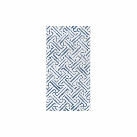 Vietri - Guest Towel Greek Key - Pack of 20 - Blue - Findlay Rowe Designs