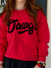 Sweatshirt - Red - Dawgs Black - Findlay Rowe Designs