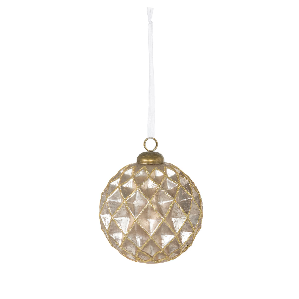 Ornament - Pearl Encrusted Champagne - Findlay Rowe Designs