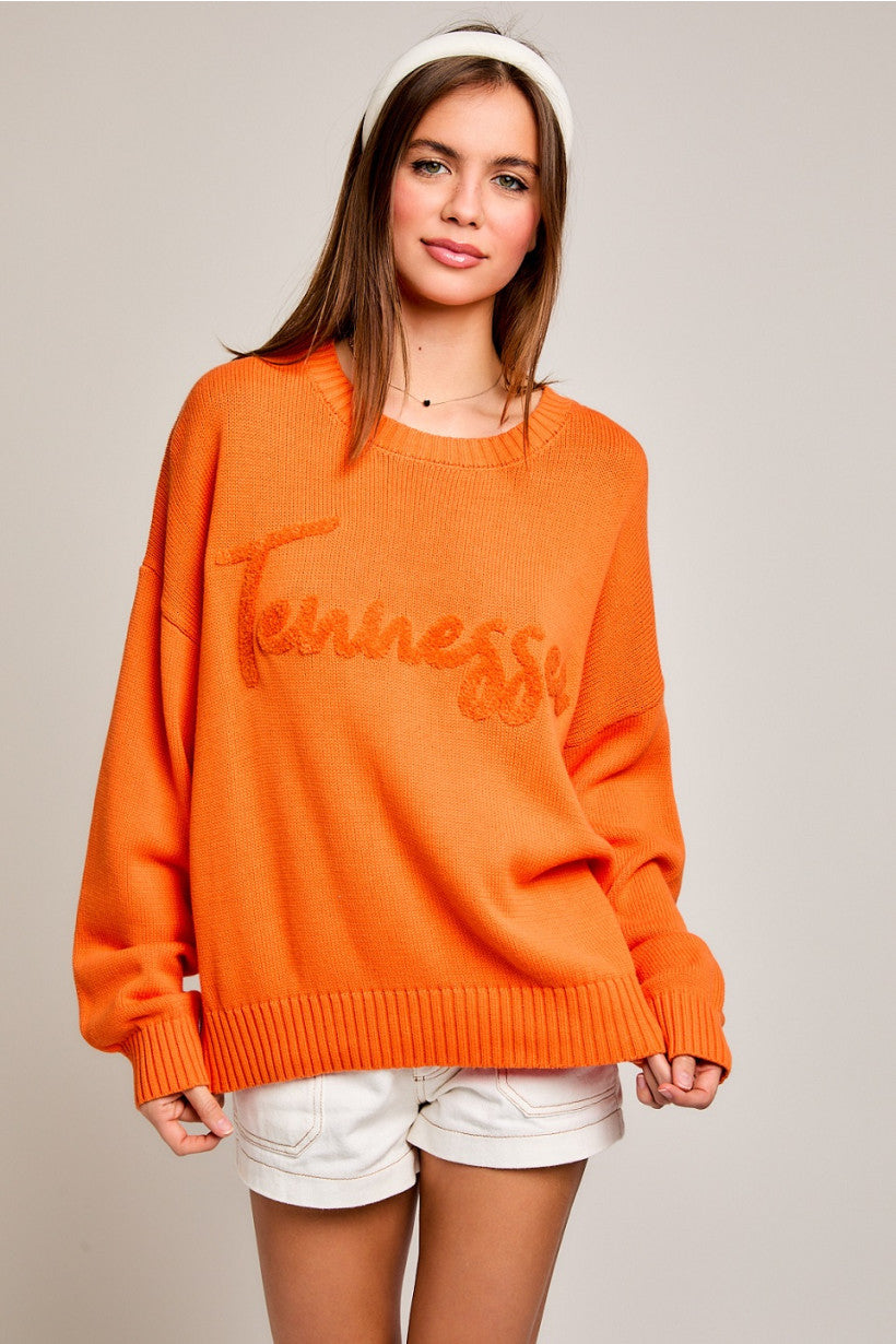 Sweater - Tennessee - Orange - Findlay Rowe Designs