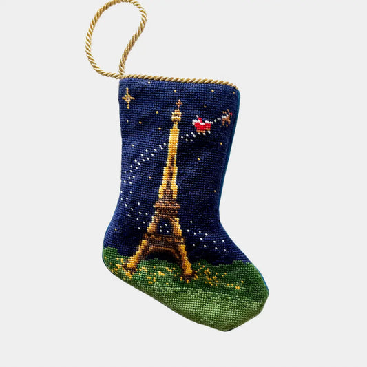 Ornament - Bauble Stocking - Bonne Nuit Paris Santa