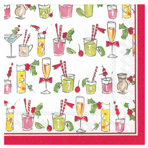 Cocktail Napkin - Fun Cocktails - Findlay Rowe Designs