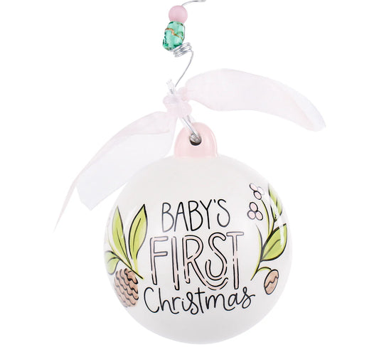 Glory Haus - Ornament - Baby Girl Deer 1st Christmas