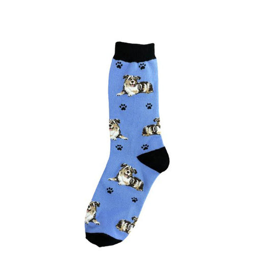 CLearance - Mens Socks - Australian Shepherd Full Body