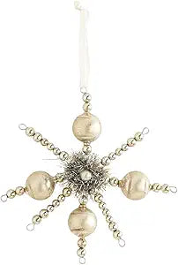 Ornament - Snowflake - 7 inch Champagne - Findlay Rowe Designs