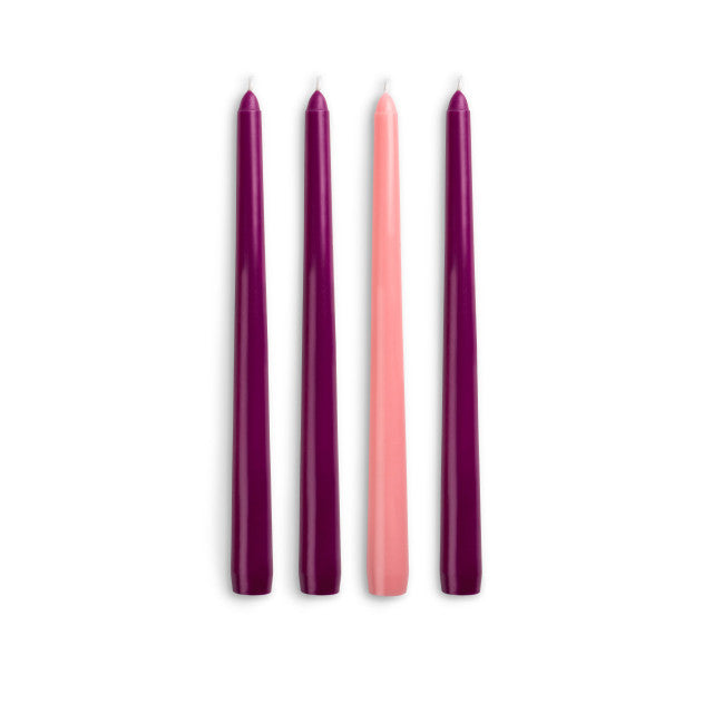 Advent Candle Set of 4 - 12 inch