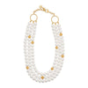 Necklace - Berry Triple Strand - Pearl