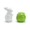 Salt & Pepper Set - Bunny and Cabbage Leaf - Findlay Rowe Designs