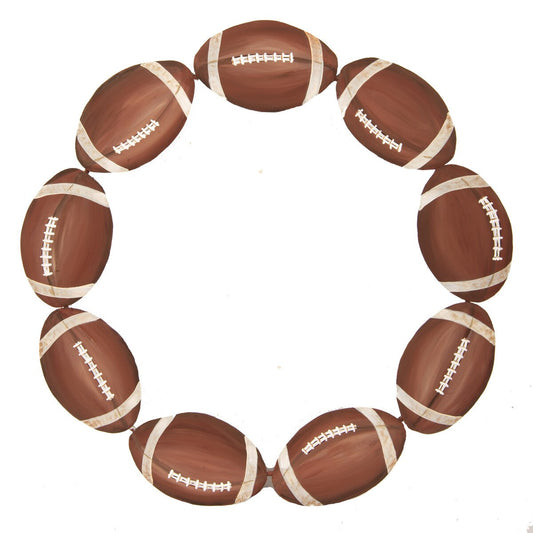 Round Top - Stake - Football Wreath - Findlay Rowe Designs