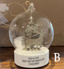 Ornament - Snow Globe Gold Glitter Deer - Findlay Rowe Designs