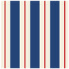 Hester & Cook - Navy & Red Awning Stripe Cocktail Napkin - Pack Of 20 - Findlay Rowe Designs