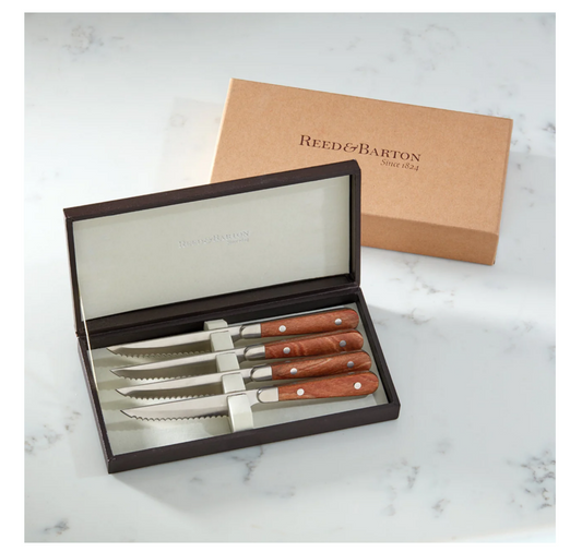 Reed and Barton - Steak Knife Set - Fulton 4pc