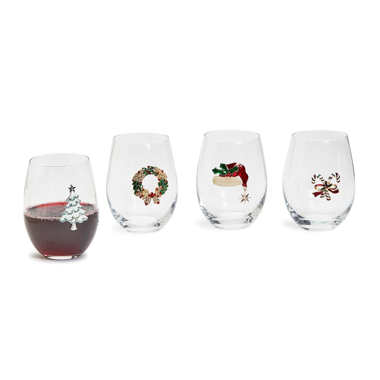 Holiday Corkcicle Stemless Wine Cup