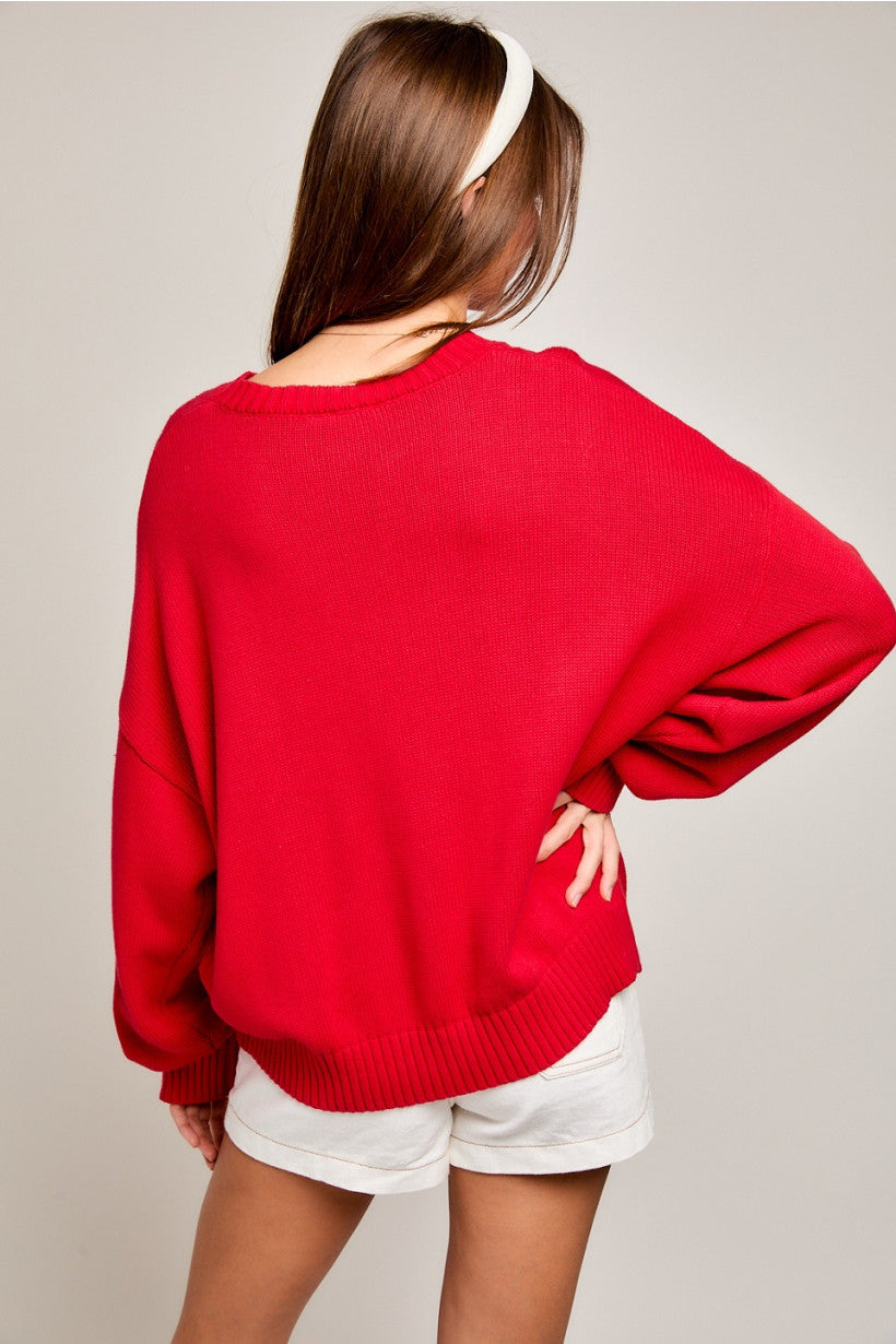 Top - Boxy Sweater - Georgia