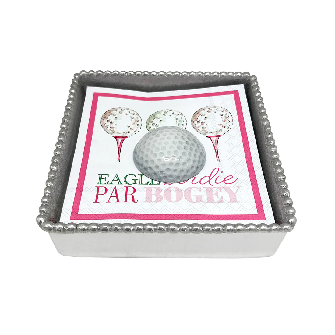 Mariposa - Napkin Weight - White Golf Ball - Findlay Rowe Designs