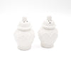 Salt & Pepper Set - White Textured Jar - Findlay Rowe Designs