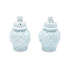 Salt & Pepper Set - Light Blue Textured Jar - Findlay Rowe Designs