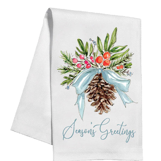 Rosanne Beck - Towel - Christmas Citrus Pinecone