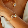 Bracelet - Love Bangle - Clear Quartz