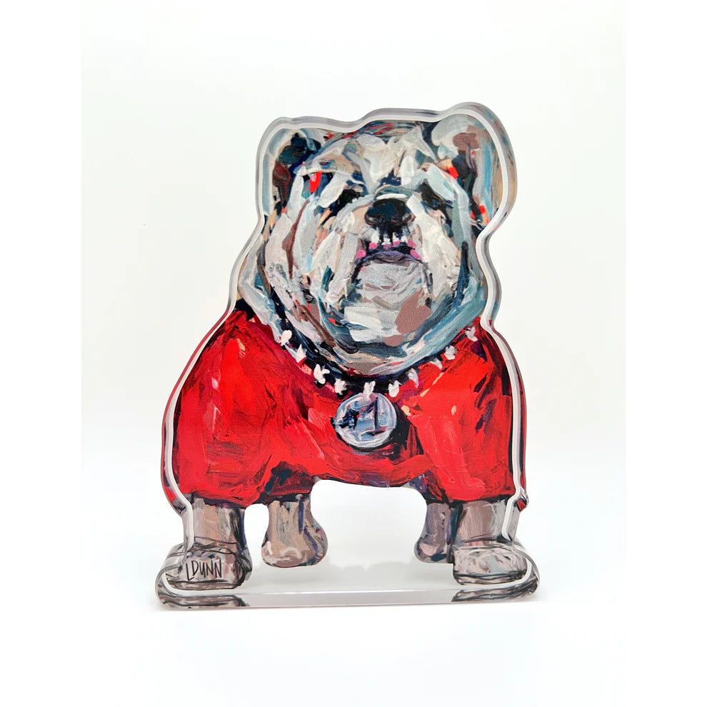 Lauren Dunn - Gameday - Georgia Bulldog Acrylic Art - Findlay Rowe Designs