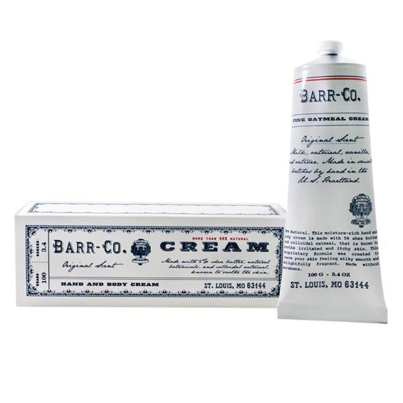 Barr Co. - Hand and Body Cream - Original Scent, 3.4 oz - Findlay Rowe Designs