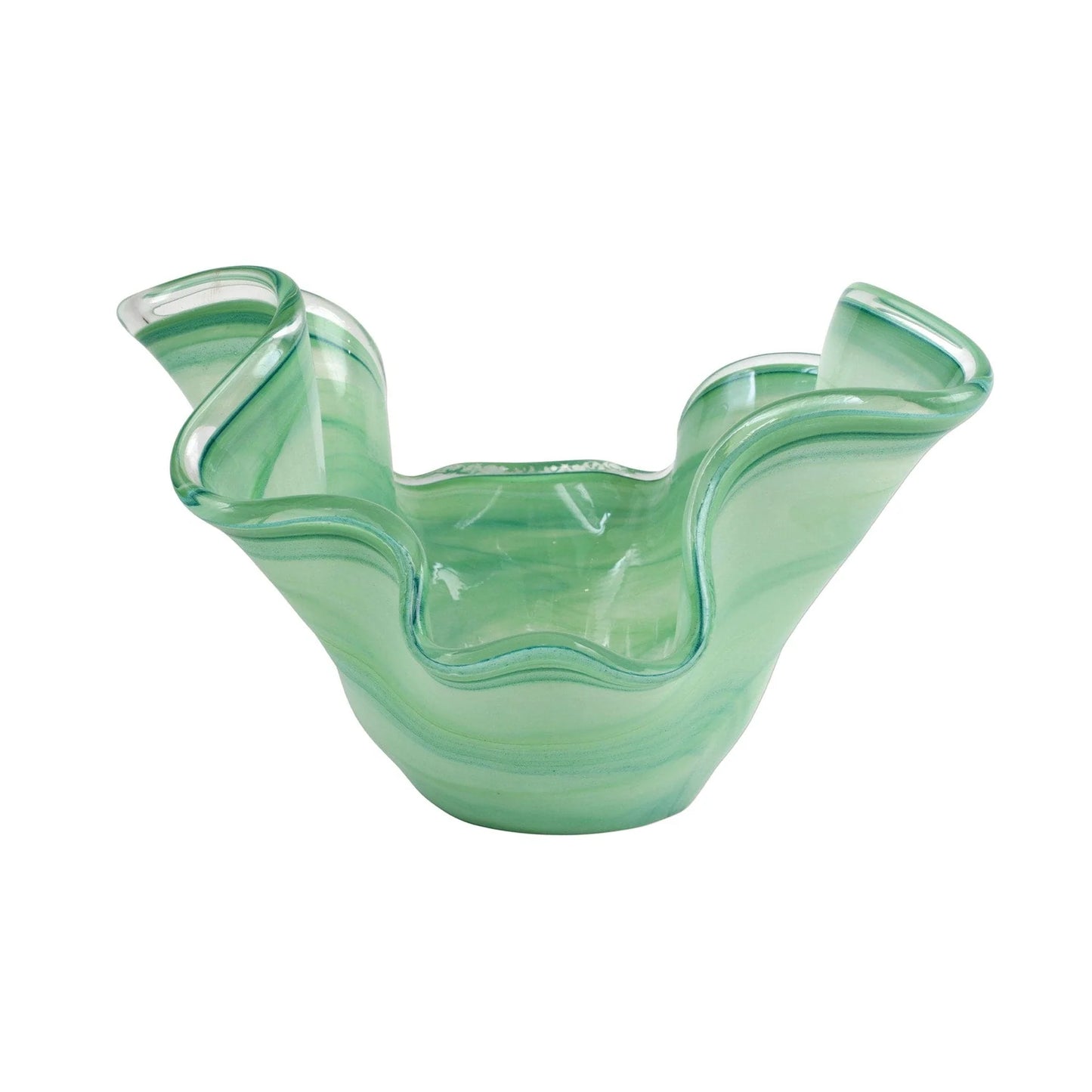 Vietri - Onda Glass Medium Bowl - Green NO SHIP - STORE PICKUP - Findlay Rowe Designs