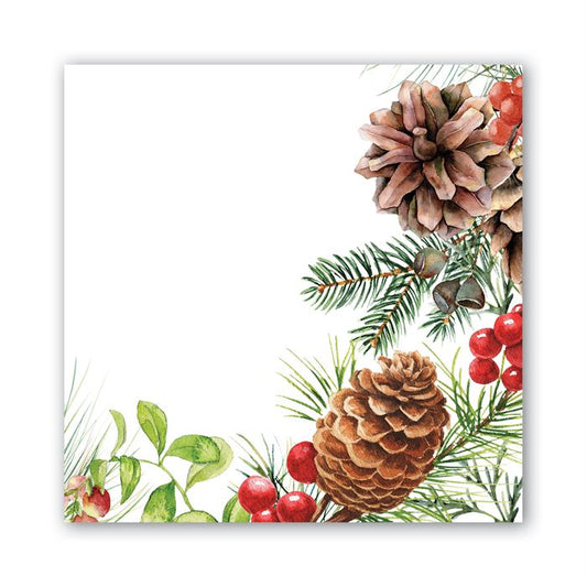 Michel Design Works - Cocktail Napkin - Winter Spruce - Findlay Rowe Designs