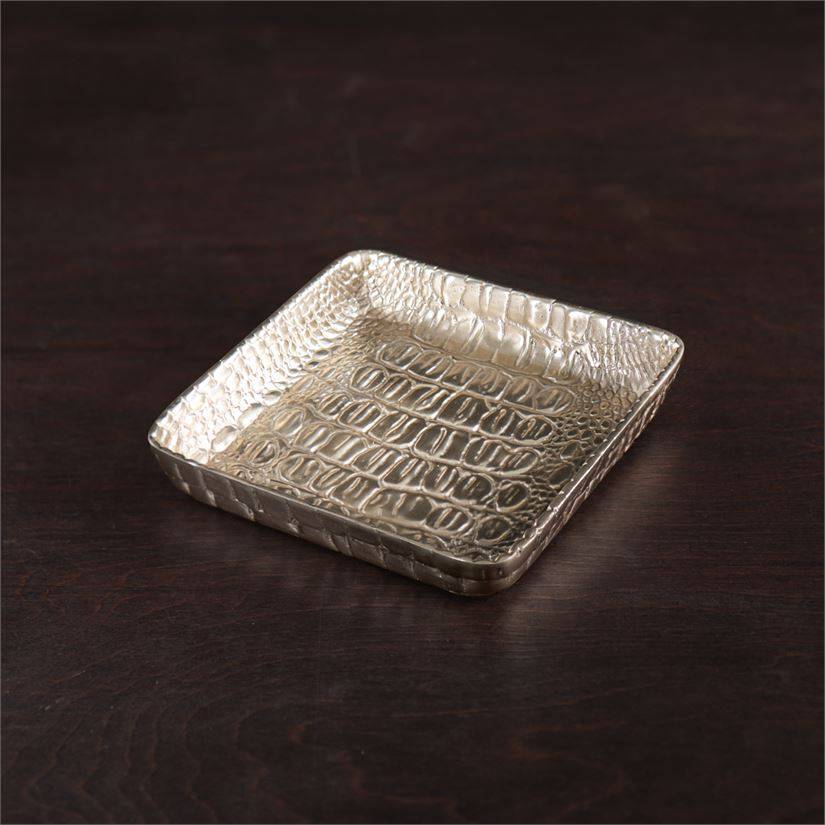 Beatriz Ball - Sierra Croc Napkin Box Gold