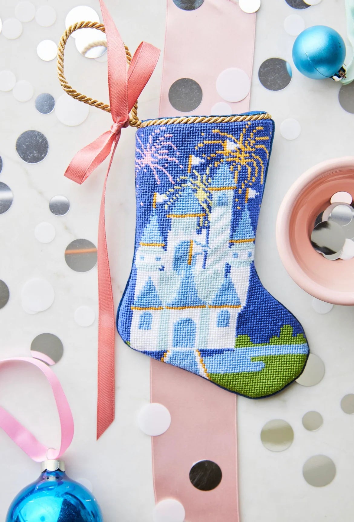 Ornament - Bauble Stocking - Celebration Castle - Findlay Rowe Designs