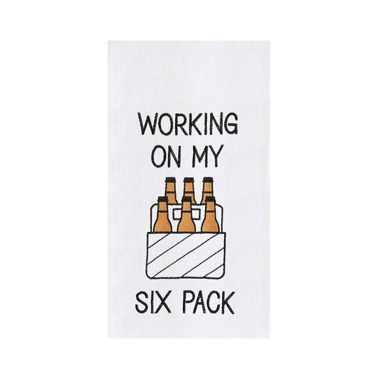 Towel - Working On My Six Pack | Findlay Rowe Designs