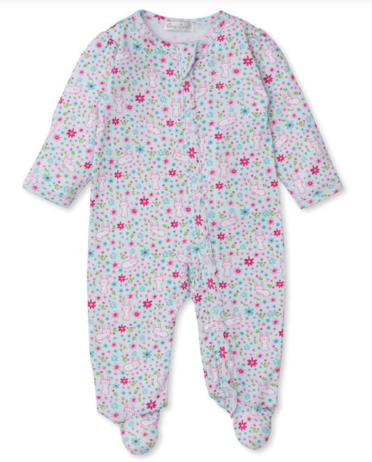 Clearance - Kissy Kissy- Girls Bunny Floral Footie