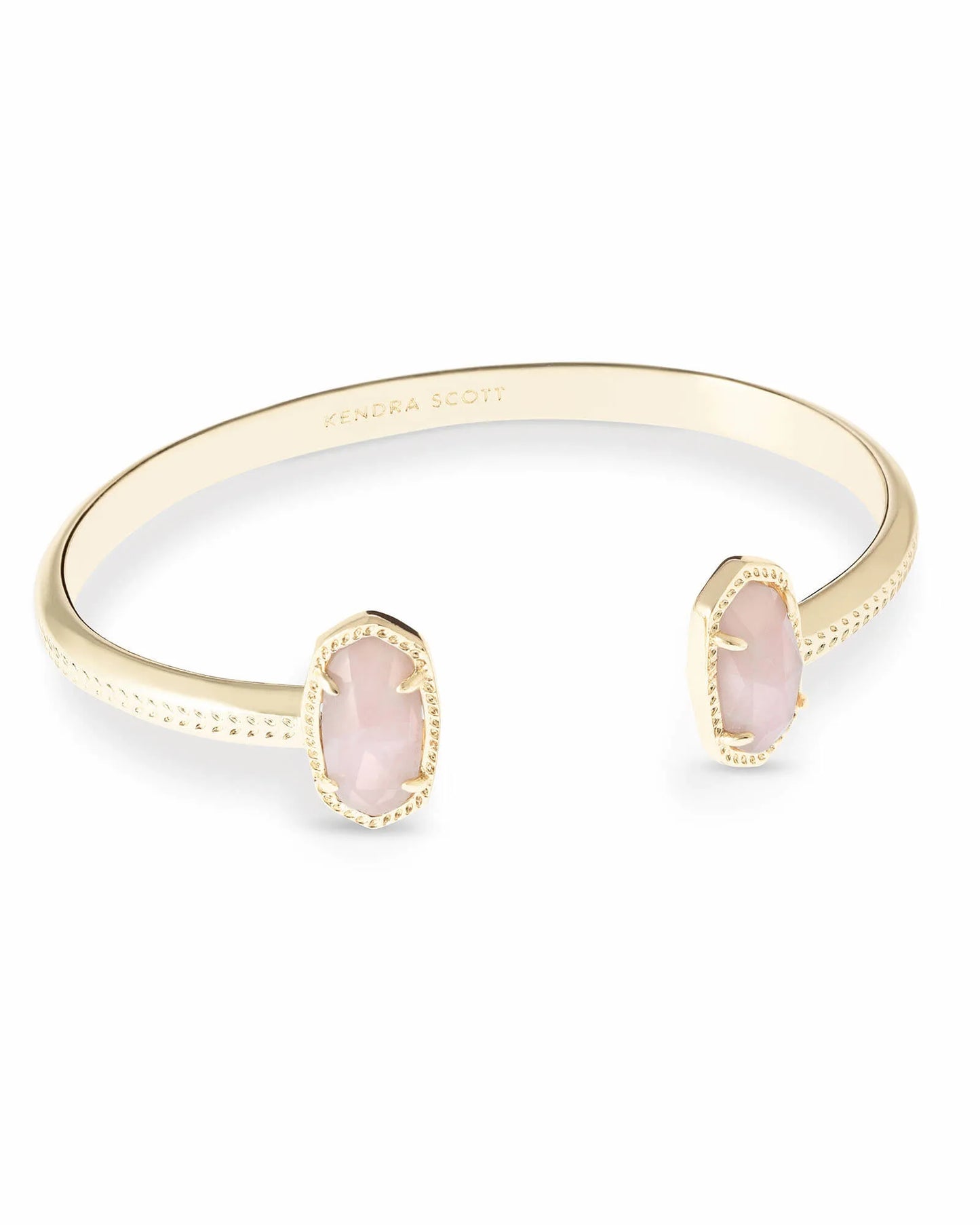 Kendra Scott - Elton Gold Cuff Bracelet - Rose Quartz - Findlay Rowe Designs