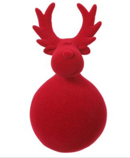 6" Red Reindeer Shelf Sitter - Findlay Rowe Designs