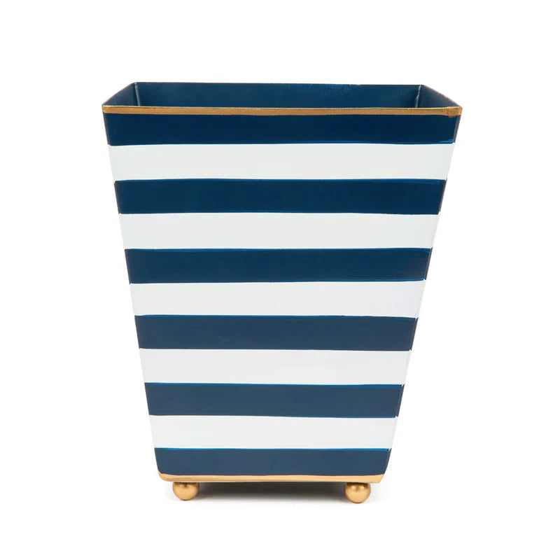 Clearance - Cachepot - Navy Stripe