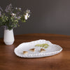 Beatriz Ball - Pinched Large Oval Platter - VIDA Bloom - White