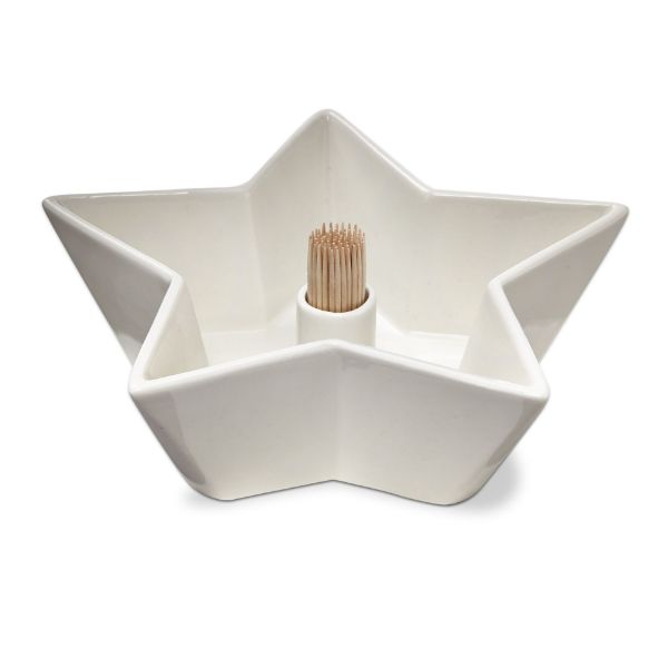 Toothpick Holder - White Star - Findlay Rowe Designs