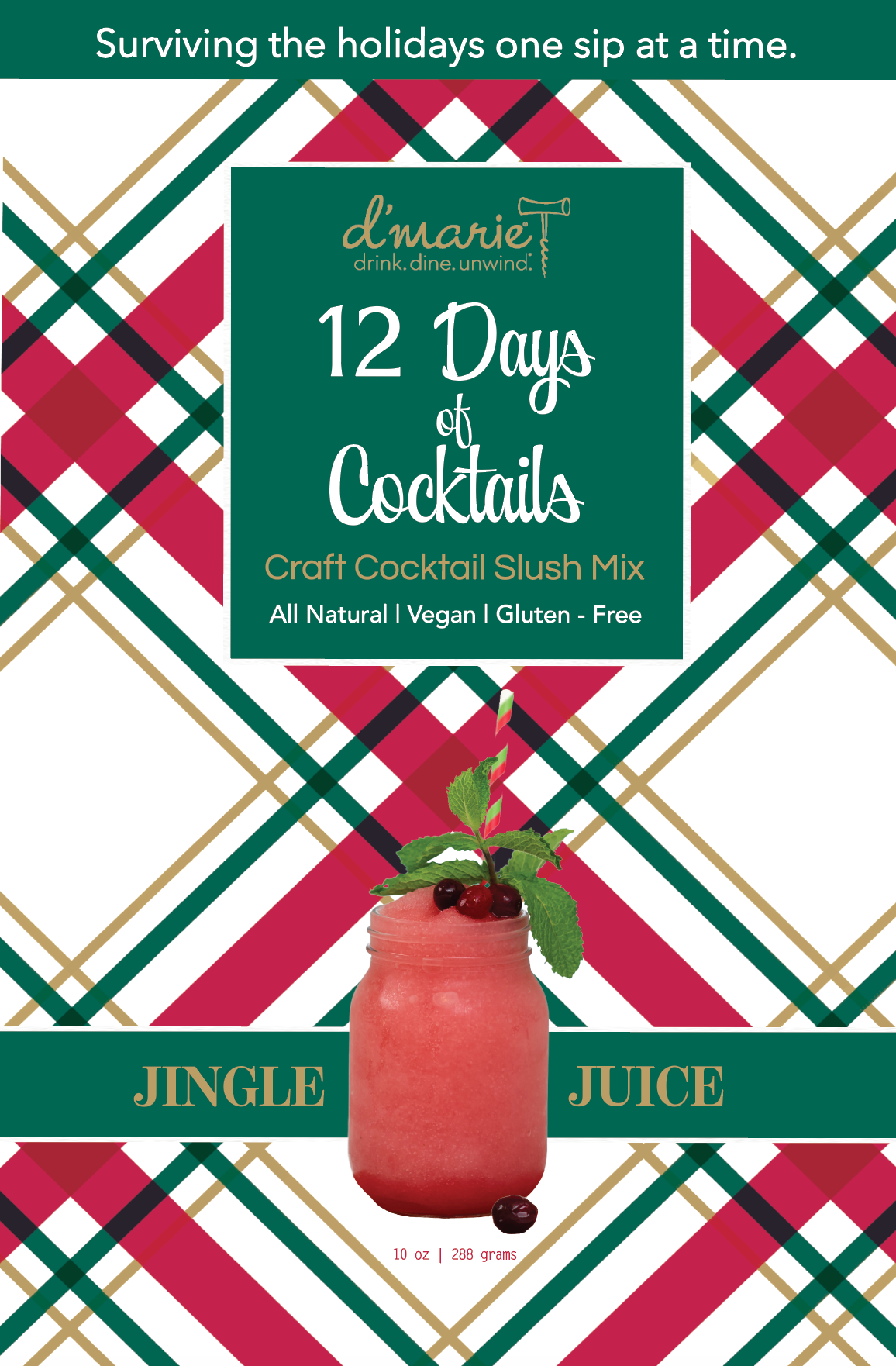 D'Marie - 12 Days of Cocktails Slush Mixes